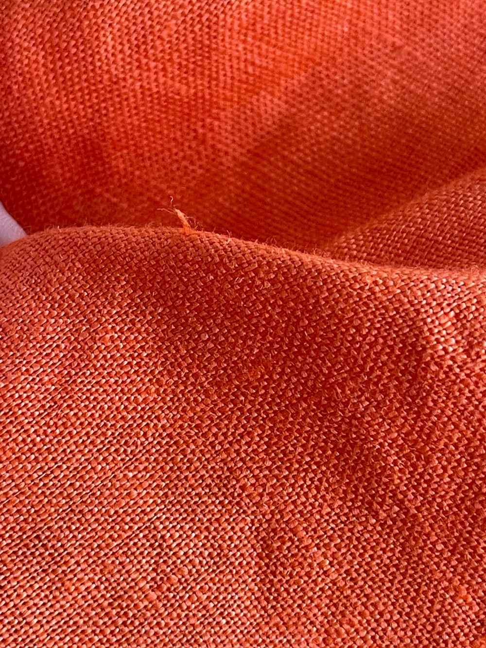 Reformation Abeni Linen Dress Flame Size 10 - Picture 8 of 16